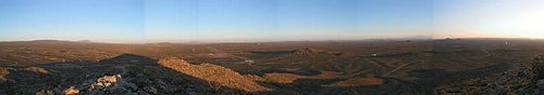 Panoramic View - Cal City Mtn top